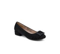 Pavers Lightweight Cushioned Block Heel Pumps In Black Black 6