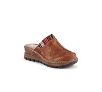 Pavers Lightweight Knitted Cuff Clogs In Tan Tan 8