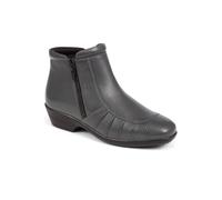 Pavers Lightweight Leather Ankle Boots In Grey Grey 8