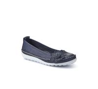 Pavers Lightweight Leather Pumps In Navy Navy