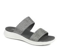 Pavers Lightweight Slip On Mule Sandals - Dark Grey Size 5