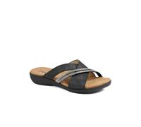 Pavers Lightweight Slip On Mule Sandals - Black Size 4