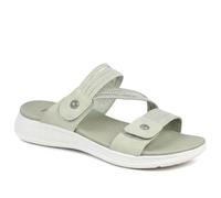 Pavers Lightweight Slip On Mule Sandals - Khaki Size 5