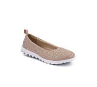Pavers Lightweight Slip On Pumps - Taupe Size 6
