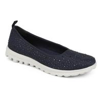 Pavers Lightweight Slip-On Pumps - Navy Size 3
