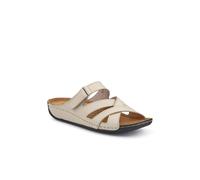 Pavers Lightweight Touch Fasten Mules - Beige Size 6