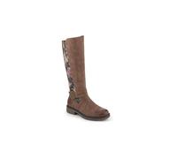 Pavers Long Casual Boots - Tan Floral Size 7