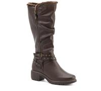 Pavers Long Slouch Boots In Brown Brown 6