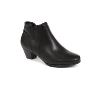 Pavers Low Heel Ankle Boots In Black Black 5