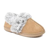 Pavers Luxury Velour Cushioned Slippers - Chestnut Size 8