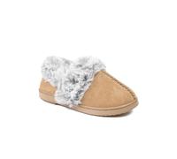 Pavers Luxury Velour Cushioned Slippers In Light Brown Light Brown 7