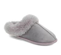 Pavers Memory Foam Mule Slippers - Grey Size 5