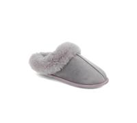 Pavers Memory Foam Mule Slippers In Grey Grey