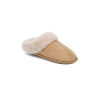Pavers Memory Foam Mule Slippers In Light Brown Light Brown 8