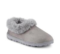 Pavers Memory Foam Slippers - Grey Size 7
