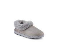 Pavers Memory Foam Slippers - Grey Size 6