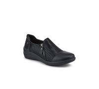 Pavers Memory Foam Smart Slip-On Shoes In Black Black 7