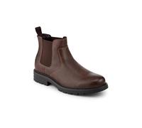 Pavers Men's Chunky Rugged Chelsea Boots in Brown | Size: 8 Pavers Brown 8