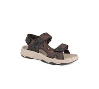 Pavers Men's Cushioning Adjustable Fasten Sandals in Dark Brown | Size: 7 Pavers Dark Brown 7