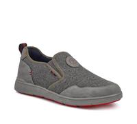 Pavers Mens Elasticated Fabric Slip-Ons Grey Multi Size 11