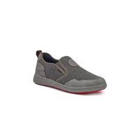 Pavers Elasticated Fabric Slip-Ons - Grey Multi Size 10