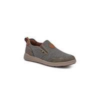 Pavers Men's Elasticated Fabric Slip-Ons in Khaki | Size: 10 Pavers Khaki 10