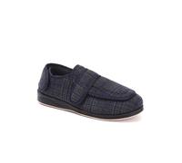 Pavers Men's Fully Adjustable Slippers in Navy | Size: 10 Pavers Navy 10