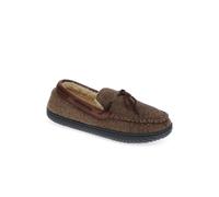 Pavers Men's Fur-Lined Slippers in Brown | Size: 10 Pavers Brown 10