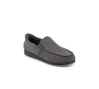 Pavers Just Step In Extra Wide Corduroy Slippers - Grey Size 7