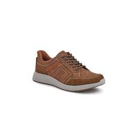 Pavers Men's Just Step In Wide Fit Bungee-Laced Shoes in Brown | Size: 9 Pavers Brown 9