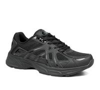 Pavers Mens Lace Up Sport Trainers Black Size 9