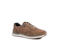 Pavers Men's Lace Up Trainer with Grip Sole in Brown | Size: 9 Pavers Brown 9