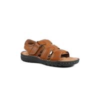 Pavers Leather Buckle Fastening Sandals - Tan Size 7
