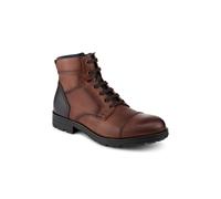 Pavers Men's Leather Lace Up Toe Cap Boots in Brown | Size: 10 Pavers Brown 10