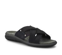 Pavers Men's Leather Mules - Navy Size 11