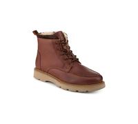 Pavers Men's Leather Warm Lined Lace Up Boots in Tan | Size: 12 Pavers Tan 12