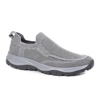 Pavers Mens Lightweight Slip-On Trainers Grey Size 11