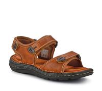 Pavers Mens Men's Leather Adjustable Sandals Tan Size 8