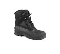 Pavers Men's Rugged Warm Lined Lace Up Weather Boots in Black | Size: 9 Pavers Black 9