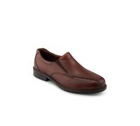 Pavers Men's Slip On Smart Leather Shoes With Grip Sole in Brown | Size: 9 Pavers Brown 9