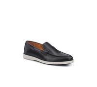 Pavers Men's Smart All-Leather Loafers in Black | Size: 11 Pavers Black 11