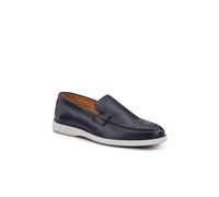Pavers Men's Smart All-Leather Loafers in Navy | Size: 11 Pavers Navy 11