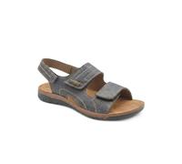 Pavers Men's Touch Fasten Casual Sandals with Flat Heels in Blue | Size: 6 Pavers Blue 6