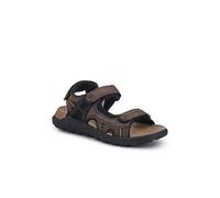 Pavers Men's Triple Touch-Fastening-Strapped Sandals in Brown | Size: 11 Pavers Brown 11