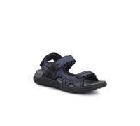 Pavers Triple Touch-Fastening-Strapped Sandals - Navy Size 9