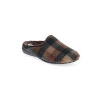 Pavers Men's Warm-Lined Mule Slippers in Brown | Size: 10 Pavers Brown 10