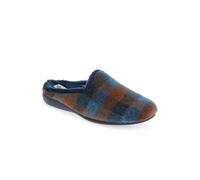 Pavers Men's Warm-Lined Mule Slippers in Navy | Size: 12 Pavers Navy 12
