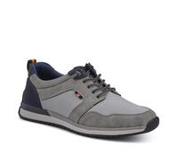 Pavers Mens Wide Bungee-Laced Slip-On Shoes Grey Size 12