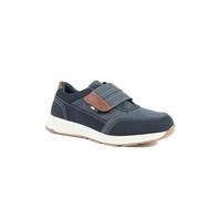 Pavers Men's Wide Fit Adjustable Fasten Casual Shoes in Navy | Size: 10 Pavers Navy 10
