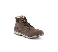 Pavers Men's Wide Fit Fur Lined Zip Up Boots in Brown | Size: 10 Pavers Brown 10